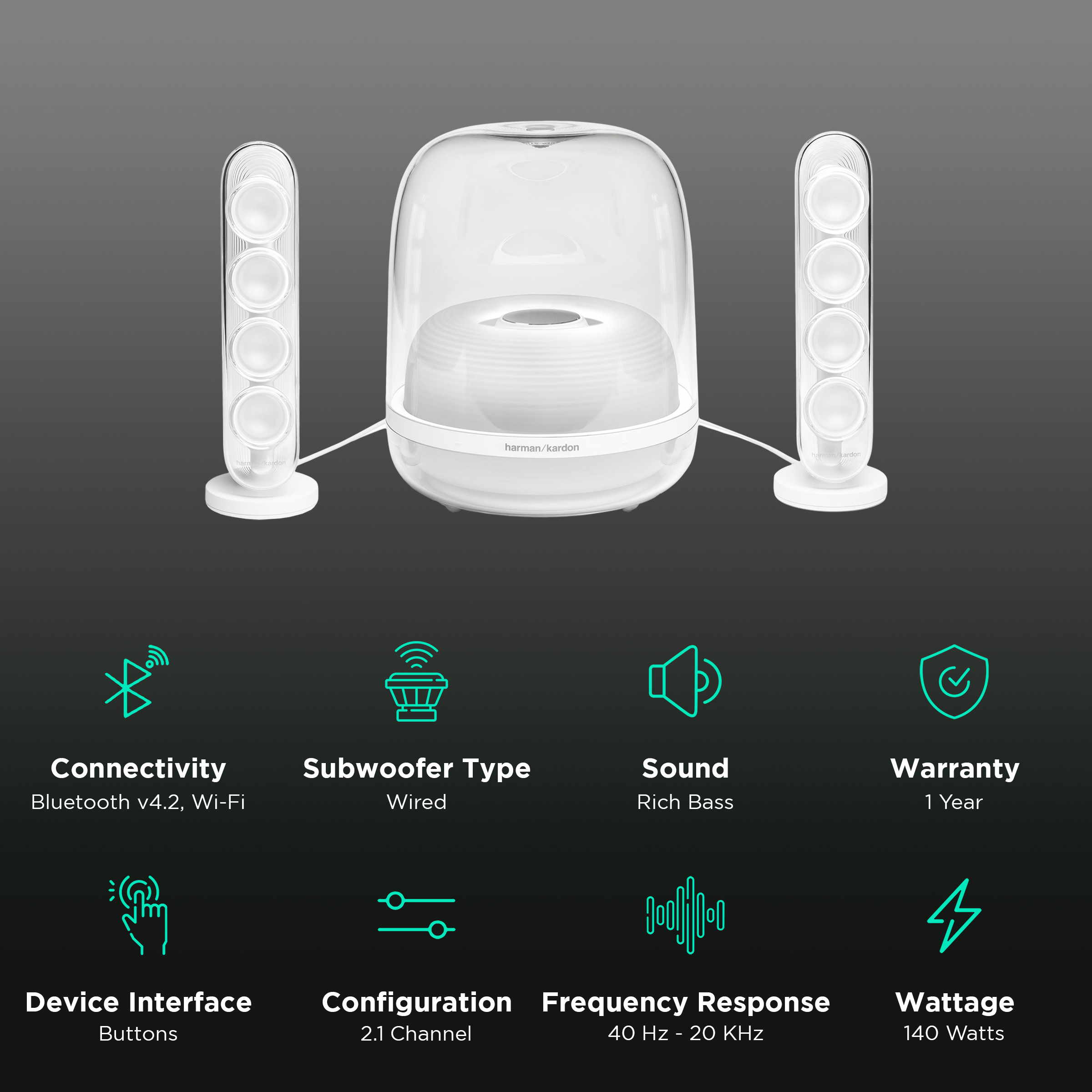 Harman kardon soundsticks sales specs